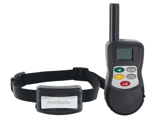PetSafe Collier de Dressage pour Petit Chien avec Télécommande - Ecran Digital - 16 Niveaux de Stimulation - Mode Signal Sonore - Portée 100 m